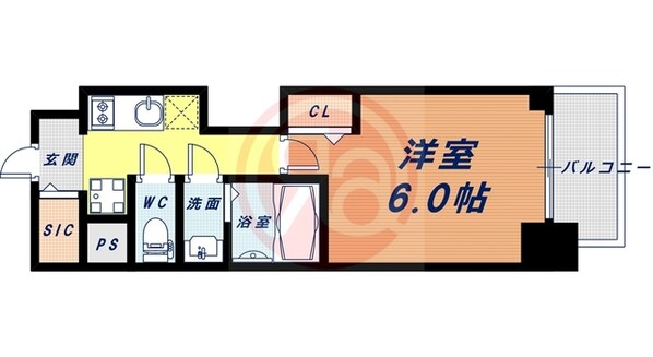 プレミアムコート天王寺ＥＡＳＴの物件間取画像